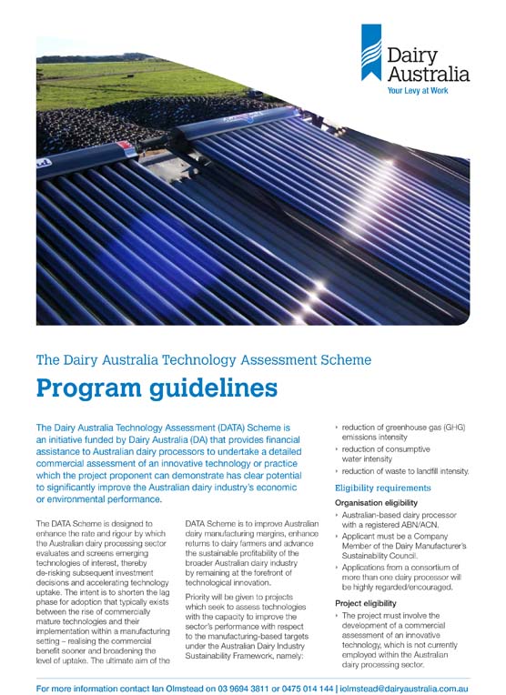 DATA scheme program guidelines thumbnail