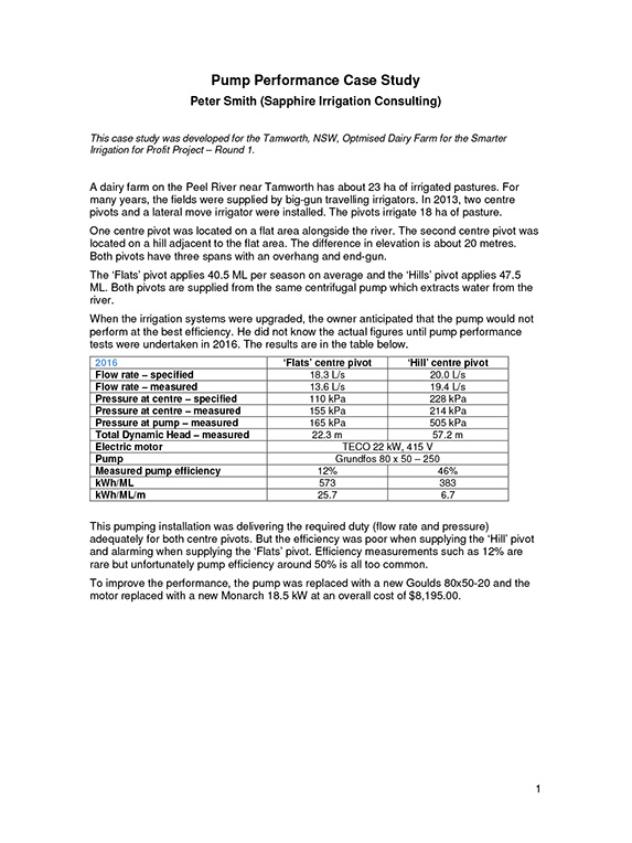 SIP1 pump performance case study thumbnail