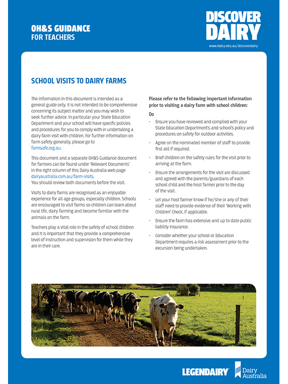 Discover Dairy For Teachers SCHOOL VISITS TO DAIRY FARMS thumbnail