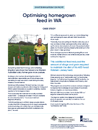 Optimising homegrown feed in WA  thumbnail