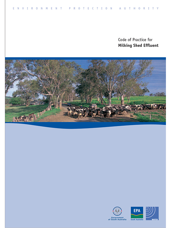 SA Code of practice milking shed effluent 2003 thumbnail