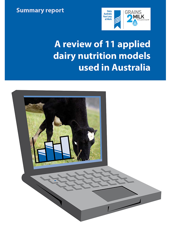 Summary Report of 11 applied dairy nutrition models australia 2009 thumbnail