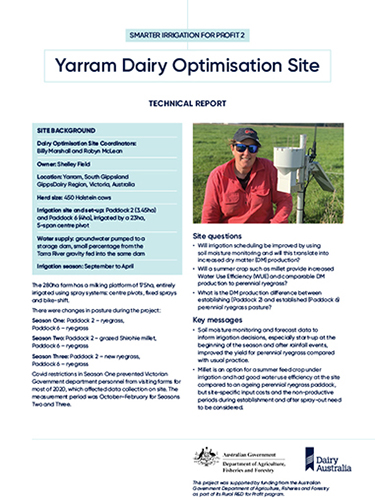 Irripasture report _Yarram thumbnail
