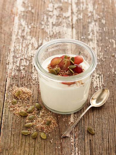 Yoghurt with pepitas