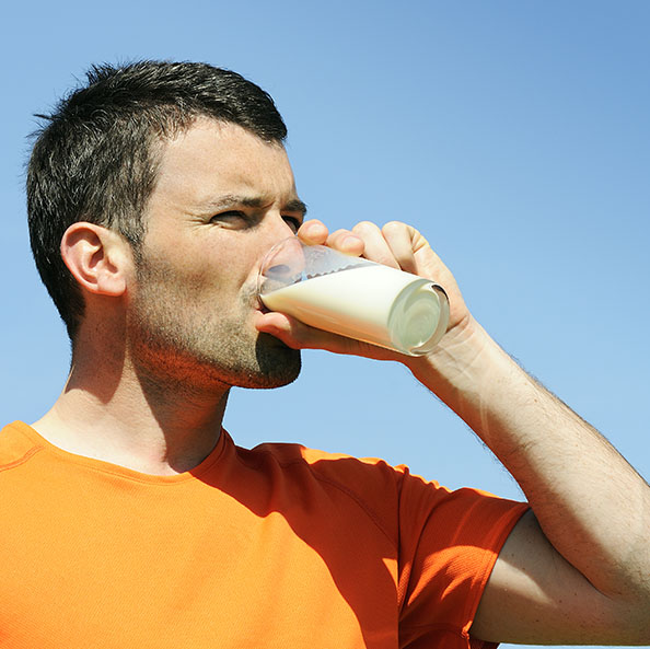 Male drinking a glass of milk2