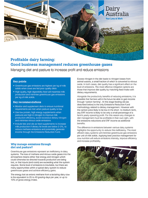 Diet and pasture factsheet thumbnail