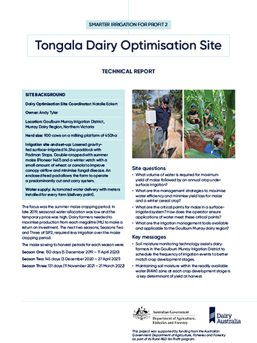 Irripasture report_Tongala dairy thumbnail