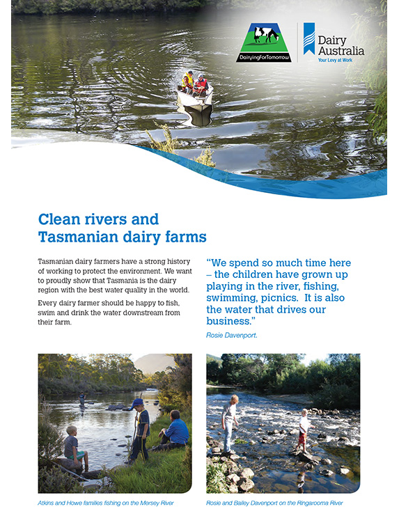 Clean rivers and Tasmanian dairy farms thumbnail