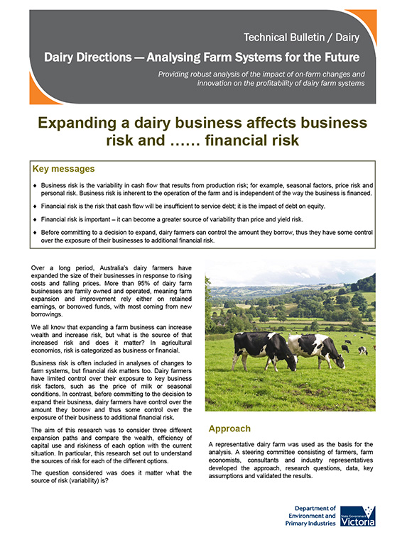 Expanding a business affects business risk and financial risk thumbnail