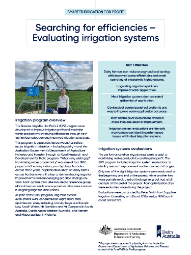 Searching for efficiencies  Evaluating irrigation systems  thumbnail