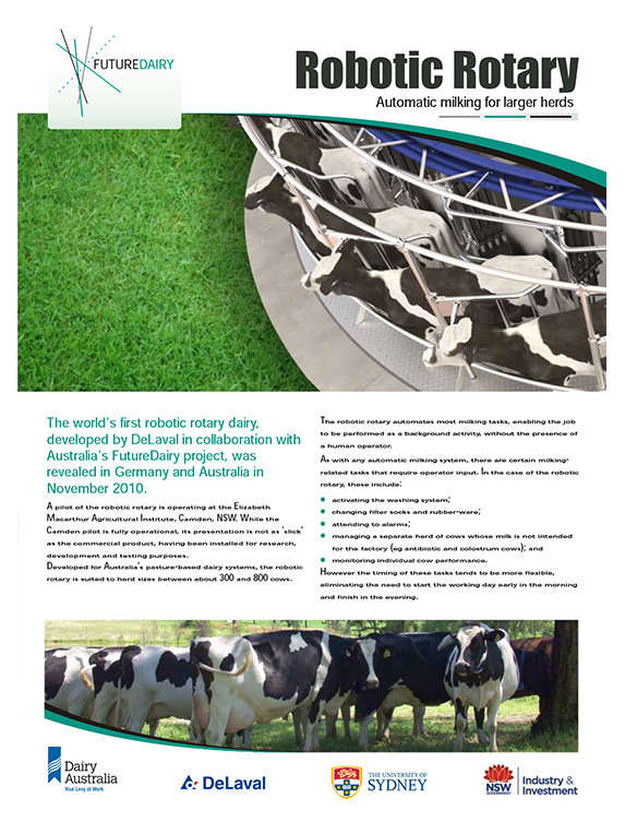 Robotic Rotary Automatic milking for larger herds thumbnail