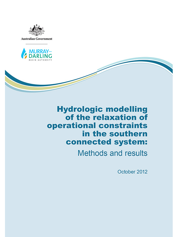 MDB socioeconomic impact assessment report 2012 thumbnail