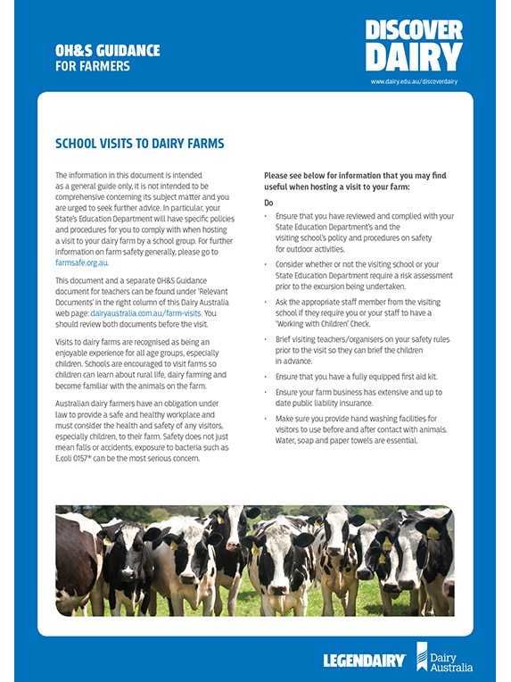 Discover Dairy For Farmers SCHOOL VISITS TO DAIRY FARMS thumbnail