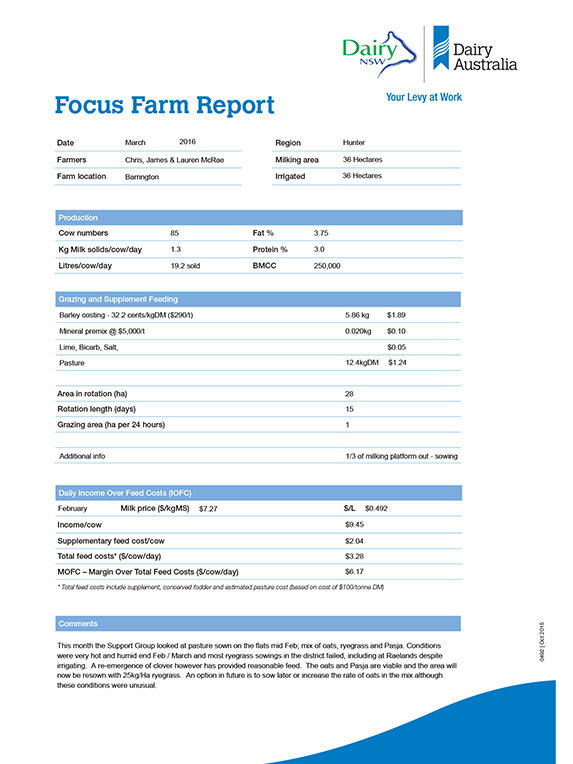 McRae Focus Farm Report March 2016 thumbnail