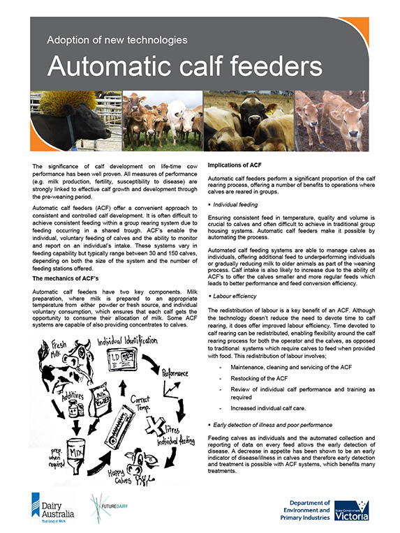 Adaption of new technologies automatic calf feeders thumbnail