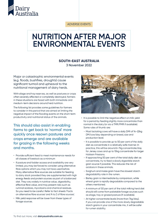 Dairy herd nutrition after  thumbnail