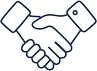 Strategic Plan 2025-30 - Handshake icon