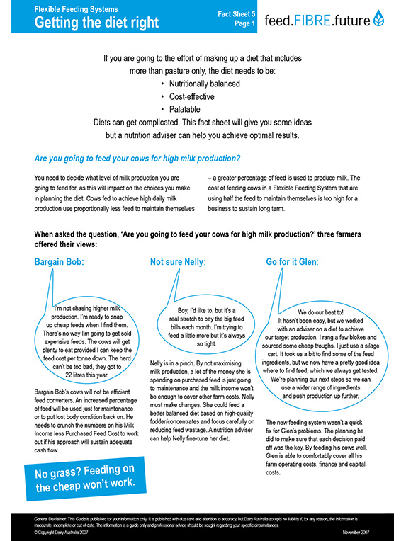 Flexible feeding systems getting the diet right thumbnail